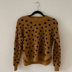 Polka dot Madewell Sweater